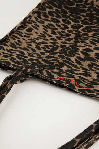 Großer Shopper mit Leopardenmuster
