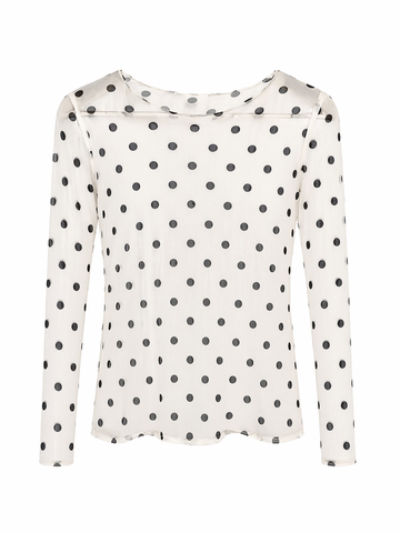 Mesh Longsleeve Dots