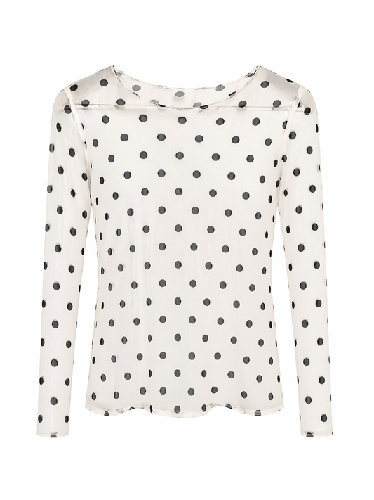 Mesh Longsleeve Dots