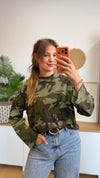 Camouflage Oversize Longsleeve