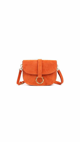 Wildleder Tasche orange