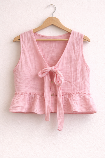 Musselin Crop Top Tally