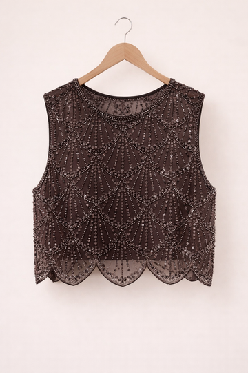 Pailletten-Top Glamour Glow