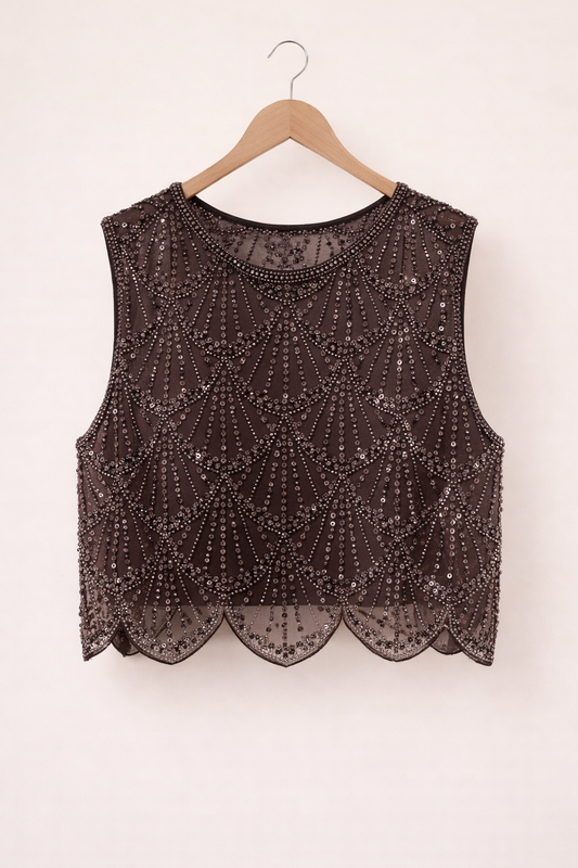 Pailletten-Top Glamour Glow