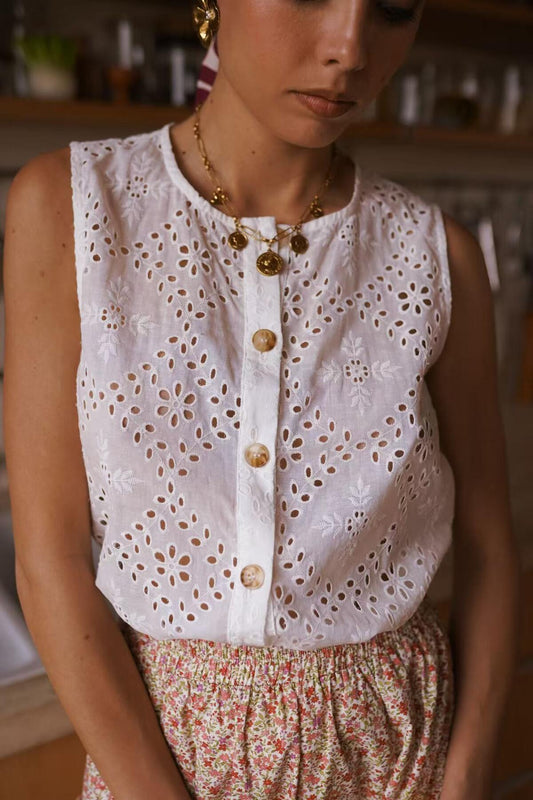 Kurzarm Bluse Melania