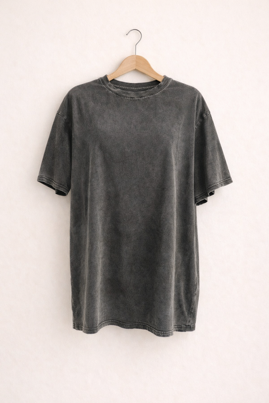 Verwaschenes T-Shirt Kleid