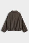 Jacke Velours-/Suede-Look