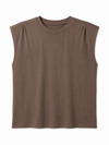 Basic Shirt mit Schulterpolstern