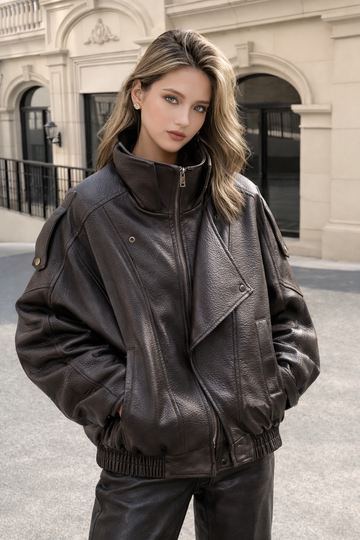 Lederjacke
