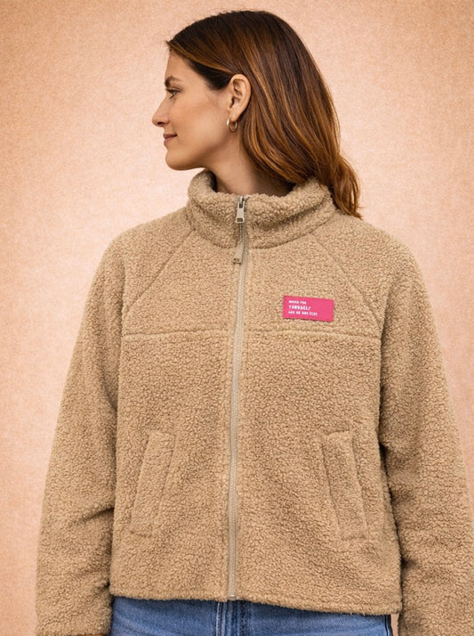 "no one else" Jacke beige