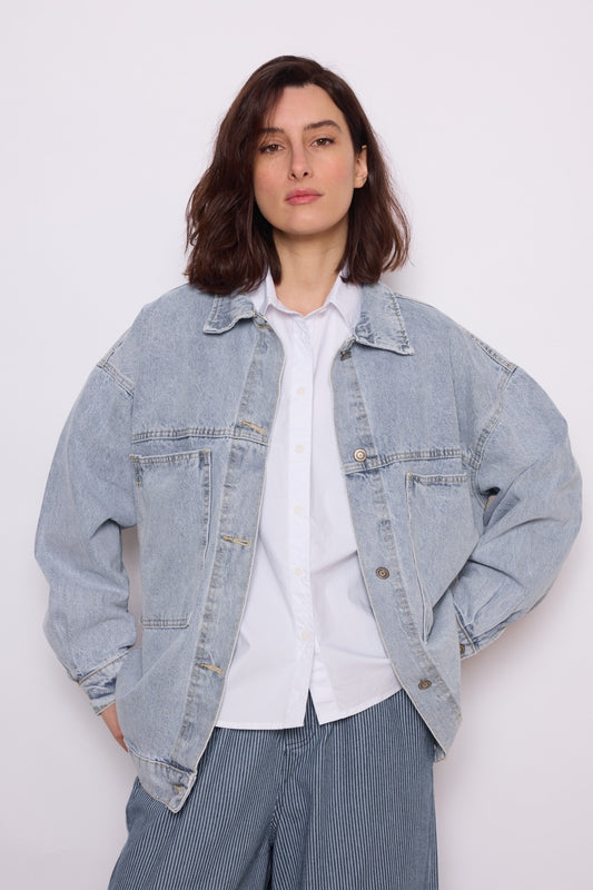 Oversized Jeansjacke