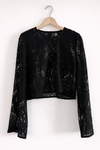 Spitzen Crop Shirt Tabea
