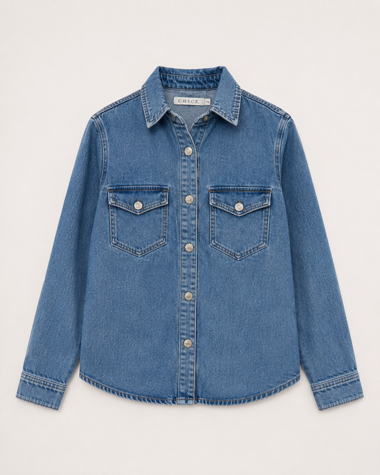 Basic Denim Hemd