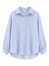 Musselinbluse fine Stripe