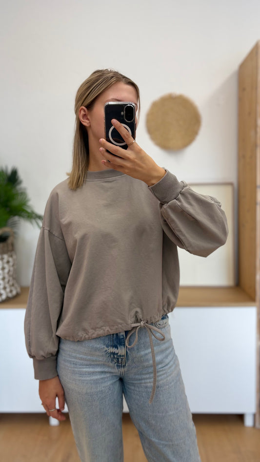 Sweatshirt mit Tunnelzug