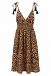 Midikleid mit Quastenträgern