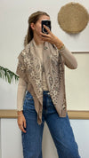 Großer Paisley-Schal aus 100 % Viskose