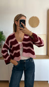 Wellenstrickjacke