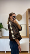 Leo Steppjacke mit Kontraststreifen