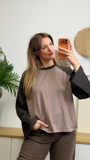 Oversize College Style Longsleeve
