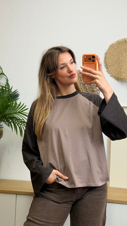 Oversize College Style Longsleeve