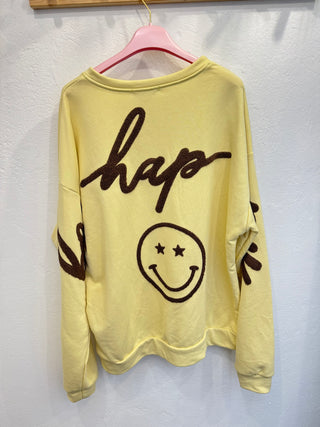 Sweatshirt Happy