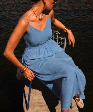 Kleid mit Rückenausschnitt