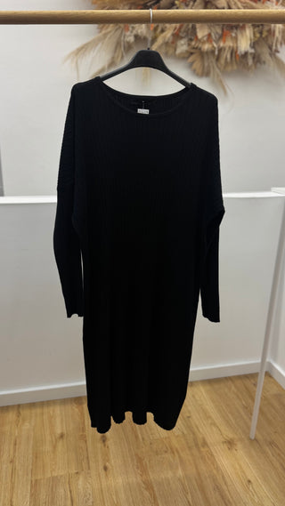 Feinstrick Kleid schwarz