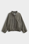 Jacke Velours-/Suede-Look