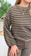 Stripe Pullover langarm