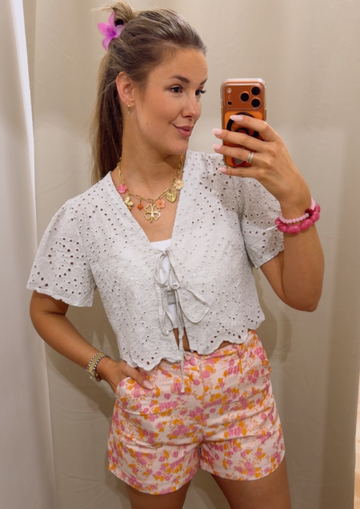 Boho Crop Bluse