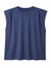 Basic Shirt mit Schulterpolstern