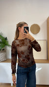 Autumn Bloom Mesh Longsleeve