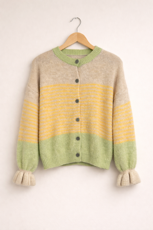 Strickjacke Steffi gelb