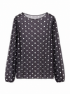 Mesh Longsleeve Dots Oversized