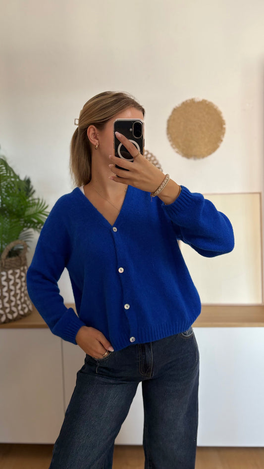 Alpaka Strickjacke