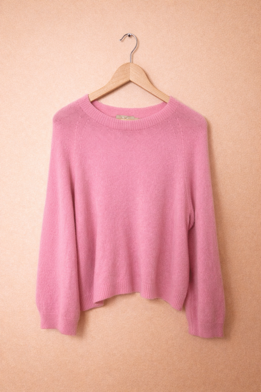 Baby Alpaka Pullover rosa