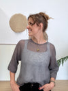 Mohair 3/4 Pullover