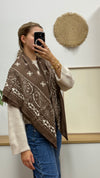 Großer Paisley-Schal aus 100 % Viskose