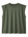 Basic Shirt mit Schulterpolstern