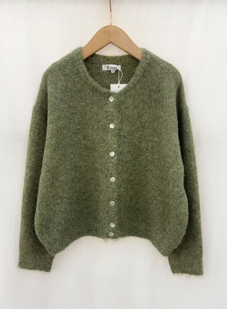 Cardigan khaki