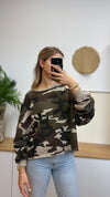 Camouflage Shirt im Destroyed-Look