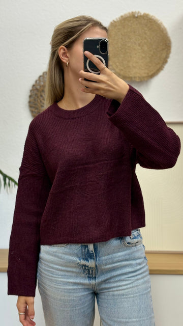 Basic Strickpullover