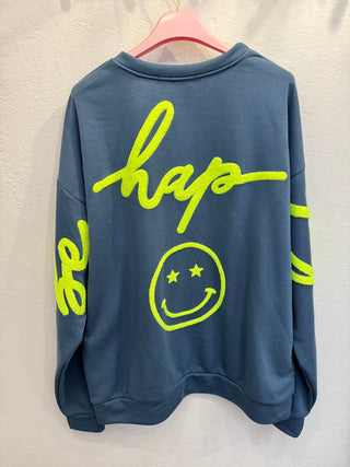 Sweatshirt Happy
