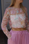 Crop Longsleeve Tropical