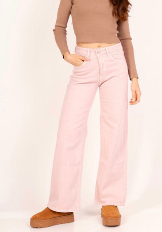 Straight Jeans Rosa