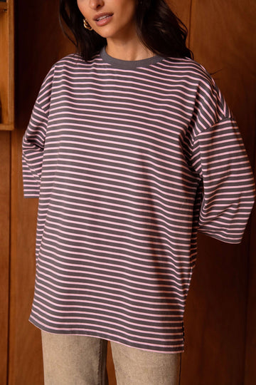 Oversized Stripe Shirt