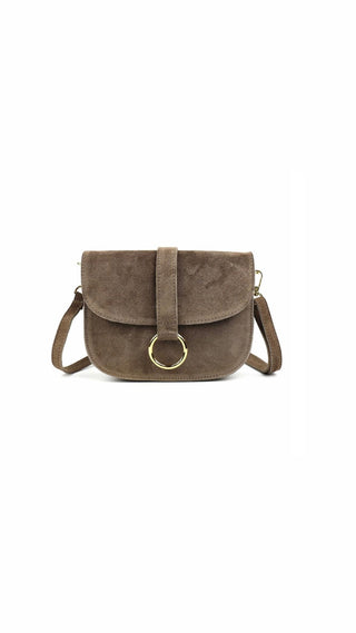 Wildleder Tasche braun