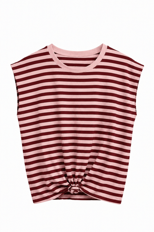 Knoten Stripe Shirt