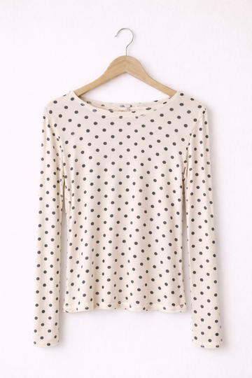 Kaschmir Longsleeve Polka Dots